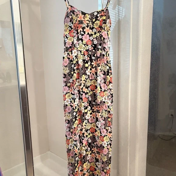 Lily Rose Floral Patterned Sun Dress - Picture 1 of 5